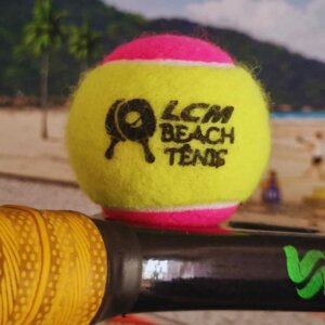 Bola Rosa Beach Tennis LCM – Pack 3 Unidades